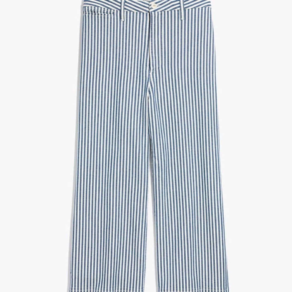 NWT Petite Madewell Emmitt Wide-Leg Crop